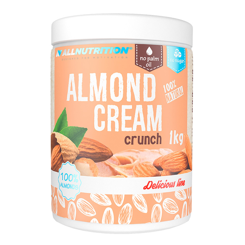 

Миндальная паста ALLNUTRITION Almond Cream crunch хрустящая, 1000 г