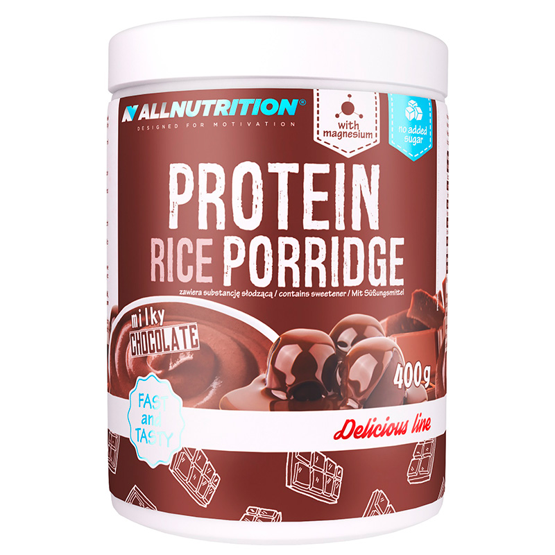 

Протеиновая рисовая каша ALLNUTRITION Protein Rice Porridge, 400 г, вкус: шоколад