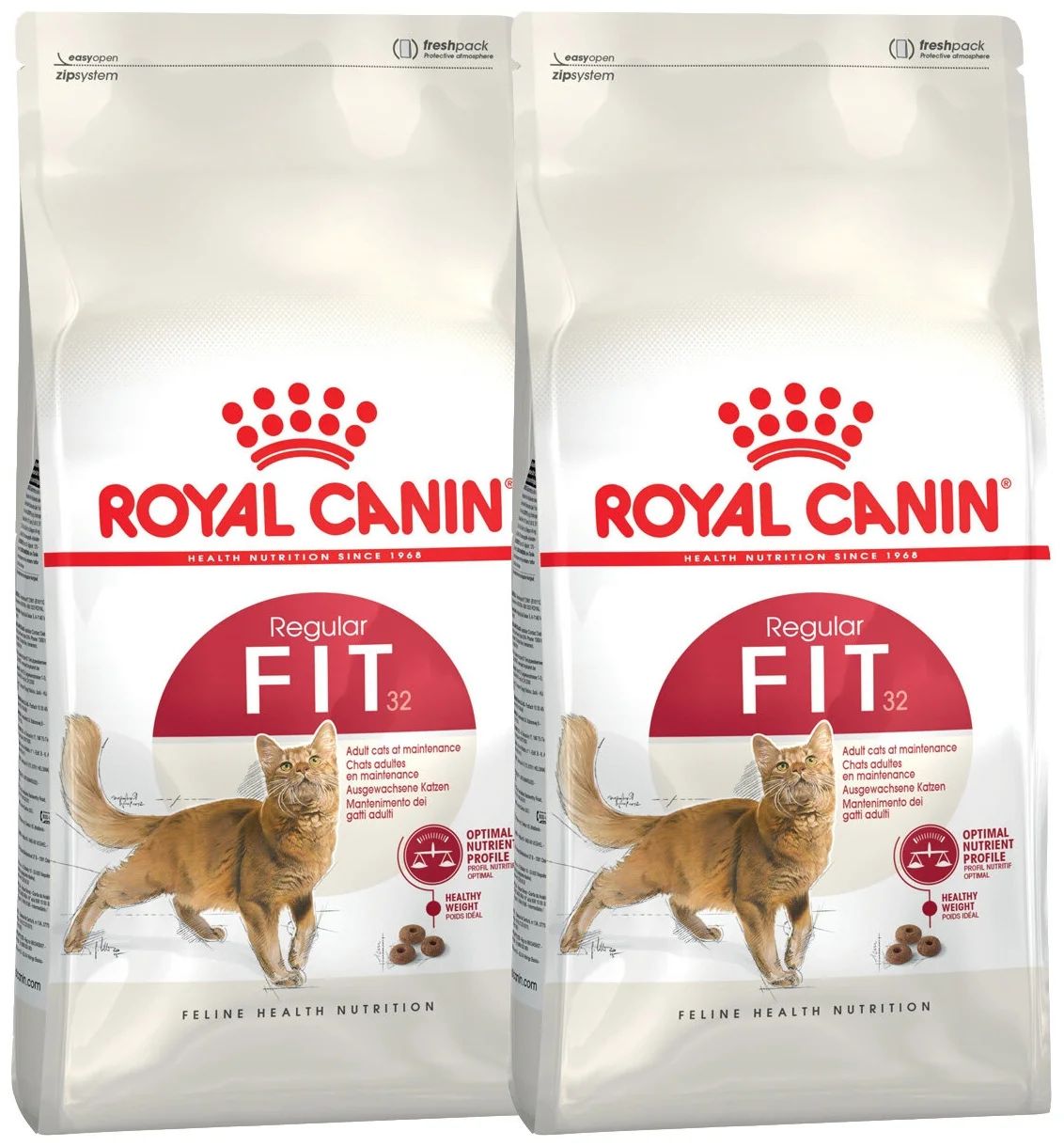 

Сухой корм для кошек Royal Canin Fit 32, 2 шт по 15 кг