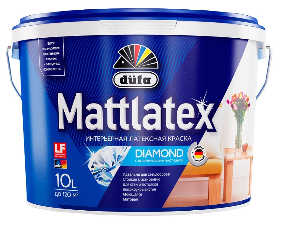

Краска интерьерная DUFA Mattlatex RD100 (10л)