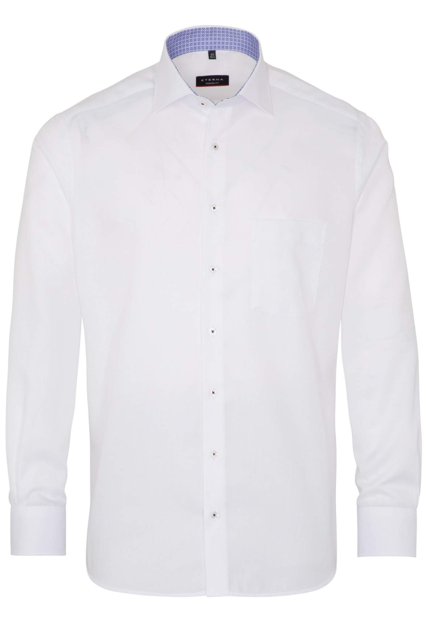 Рубашка мужская ETERNA 3270-00-X15V белая 45