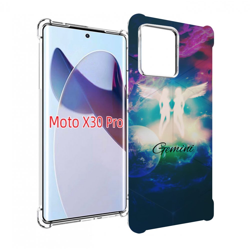 

Чехол MyPads знак зодиака близнецы 3 для Motorola Moto X30 Pro, Прозрачный, Tocco