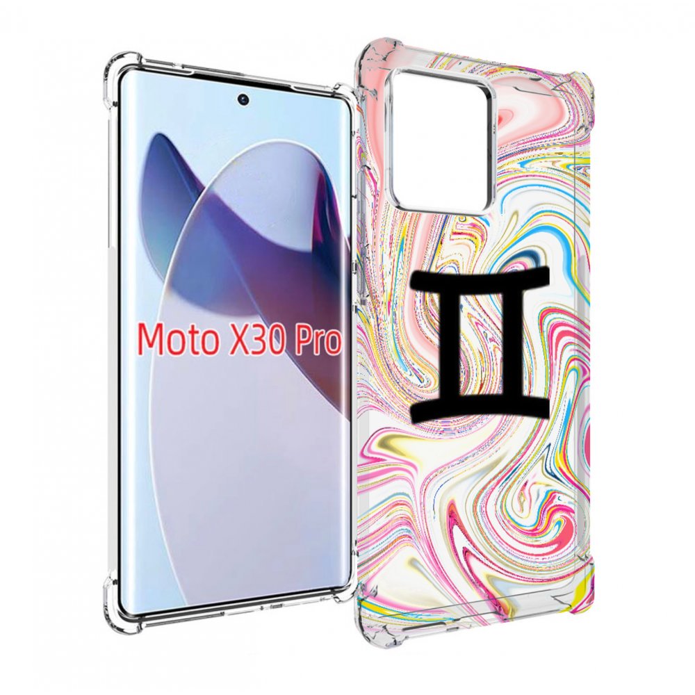 

Чехол MyPads знак зодиака близнецы 2 для Motorola Moto X30 Pro, Прозрачный, Tocco