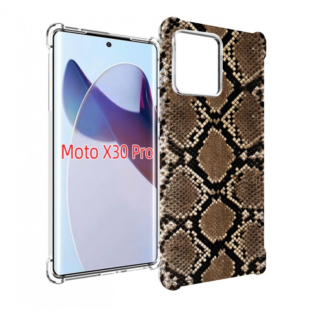 

Чехол MyPads змеиная кожа для Motorola Moto X30 Pro, Прозрачный, Tocco