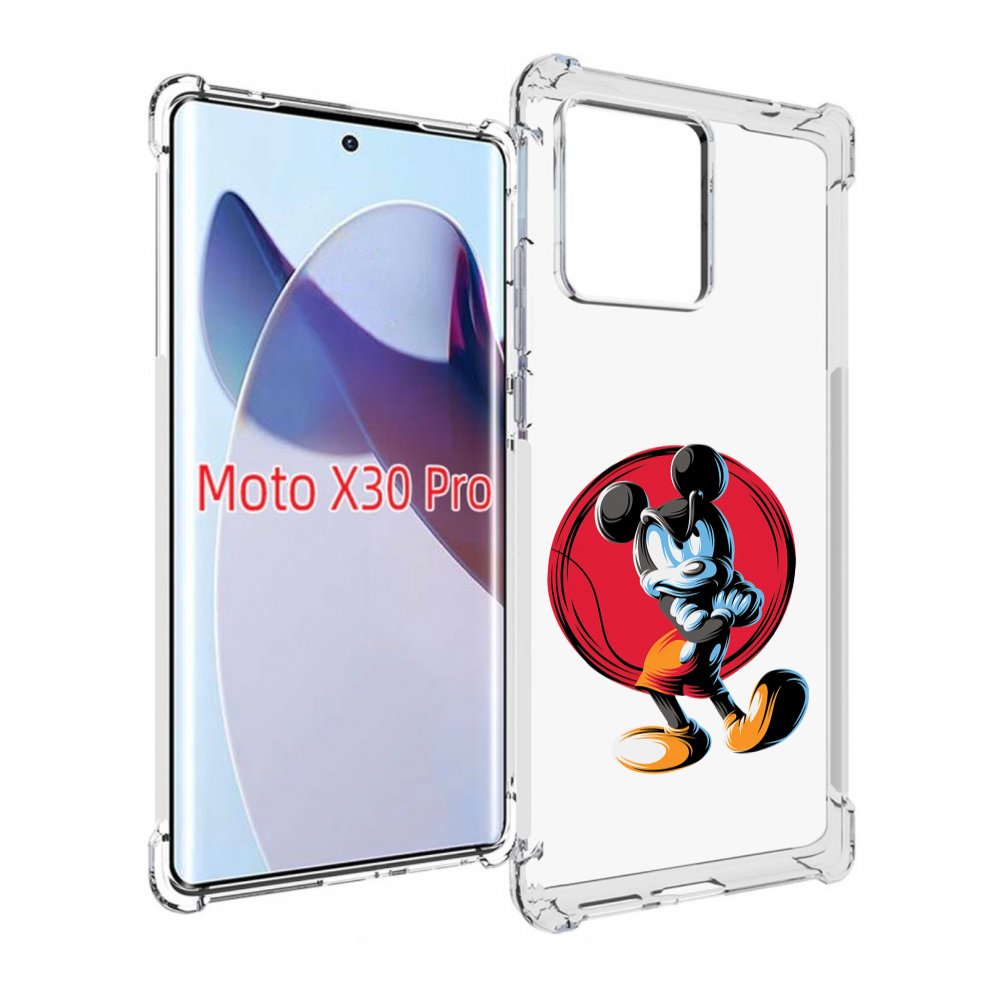 

Чехол MyPads злой-микки для Motorola Moto X30 Pro, Прозрачный, Tocco