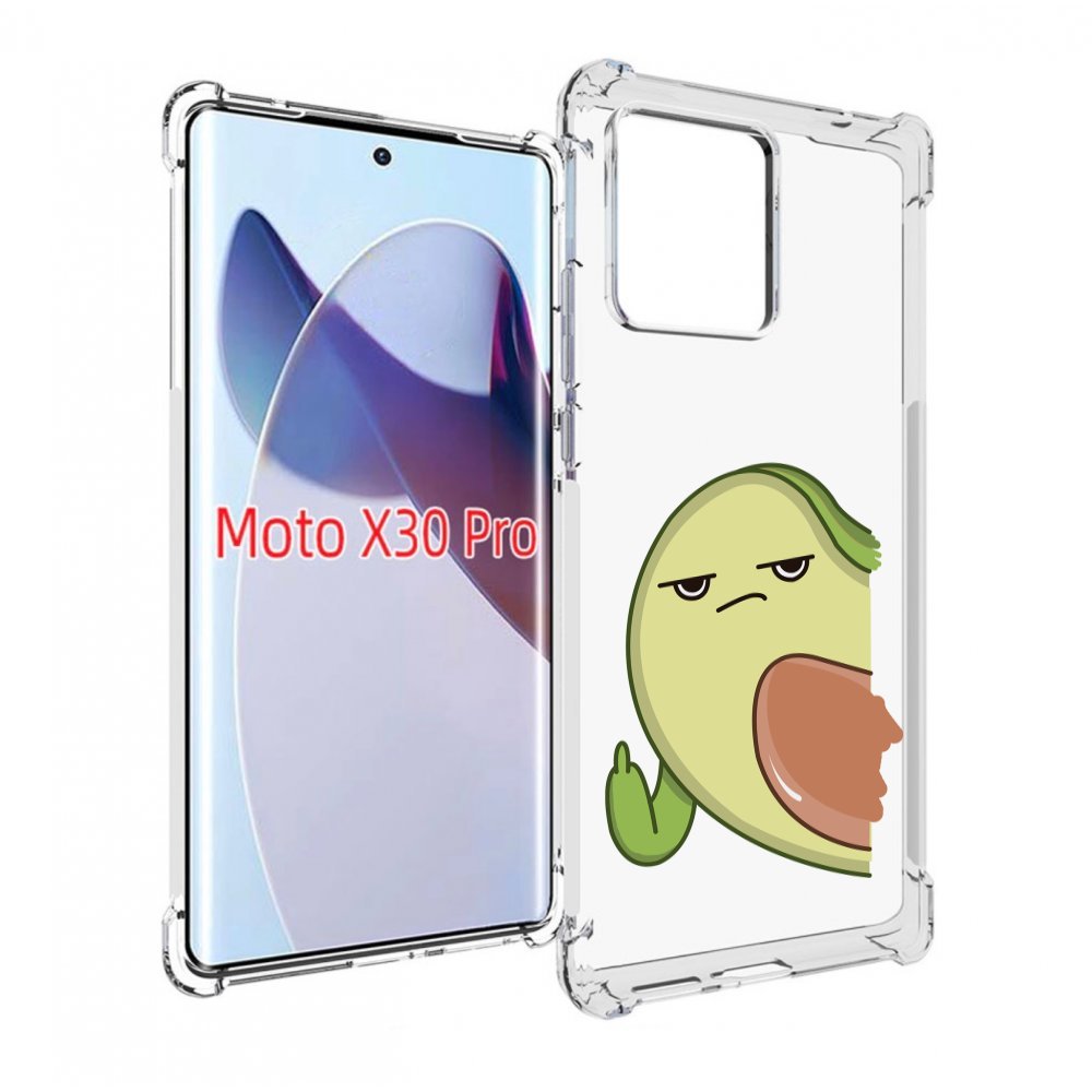 

Чехол MyPads злой-авокадо для Motorola Moto X30 Pro, Прозрачный, Tocco
