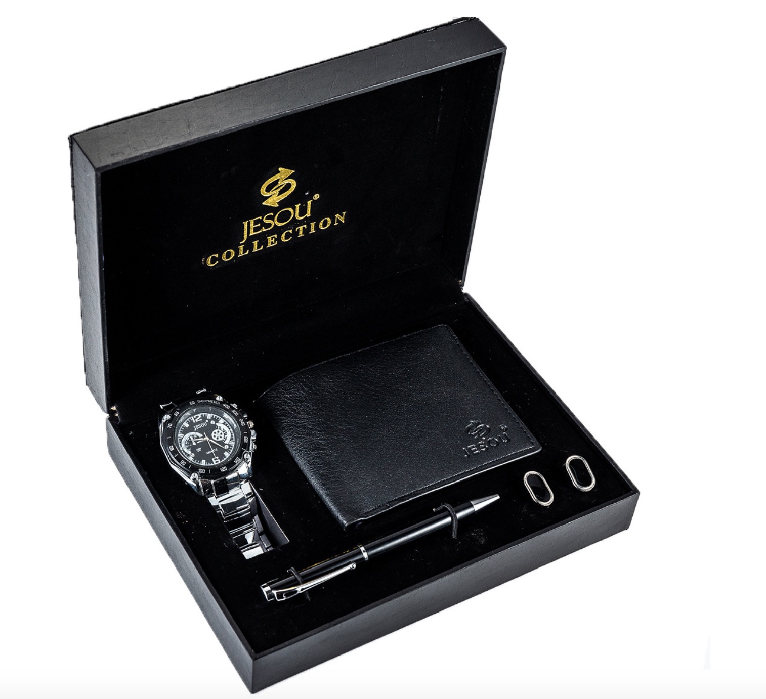 Подарочный набор MyPads M-A04996 часы и кошелек подарок мужу отцу сыну брату
