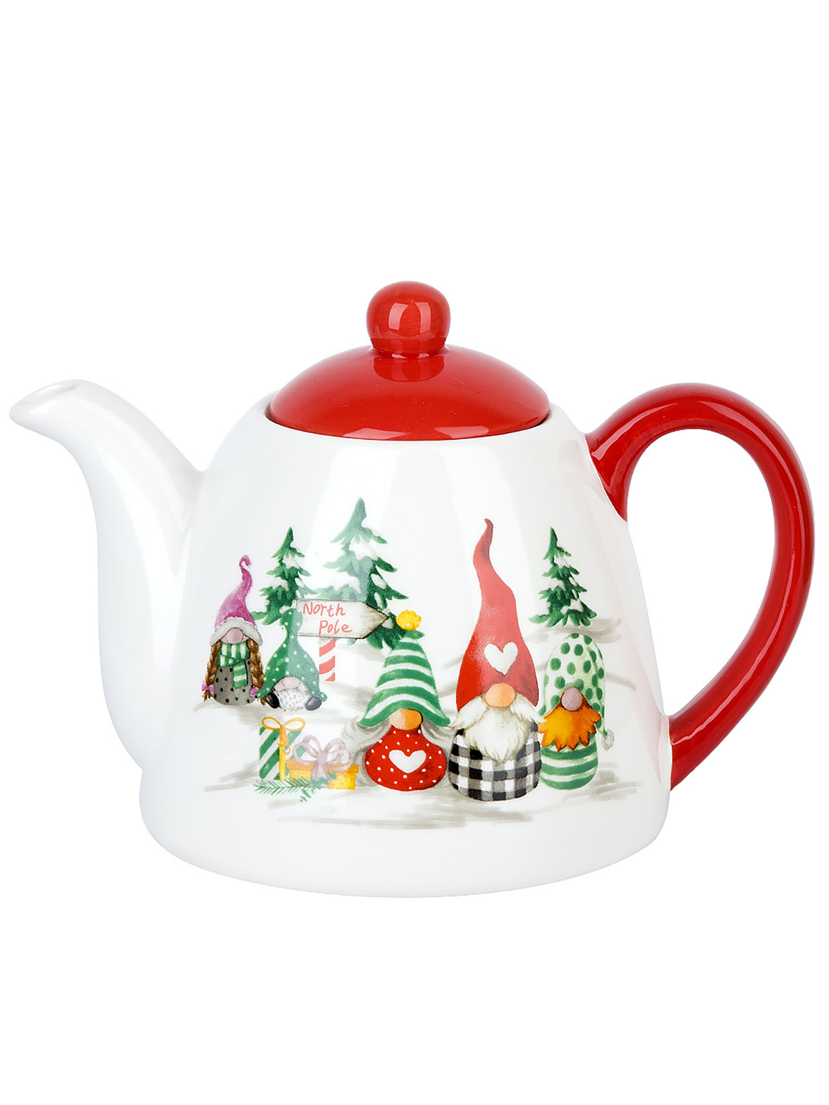 Чайник заварочный 0,9 л керамический Рождественские гномы Dolomite N2521175