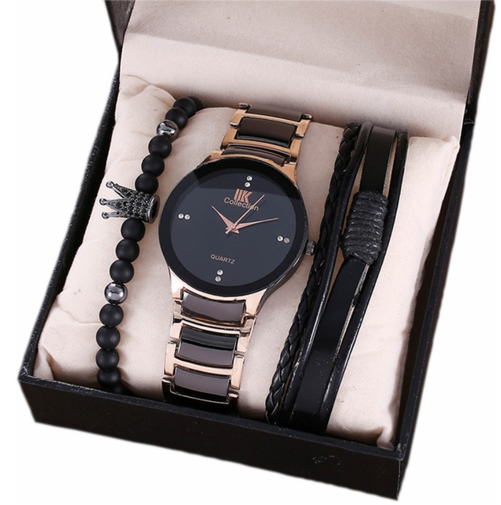 Подарочный набор женский MyPads M-A07060 часы и 2 браслета корона