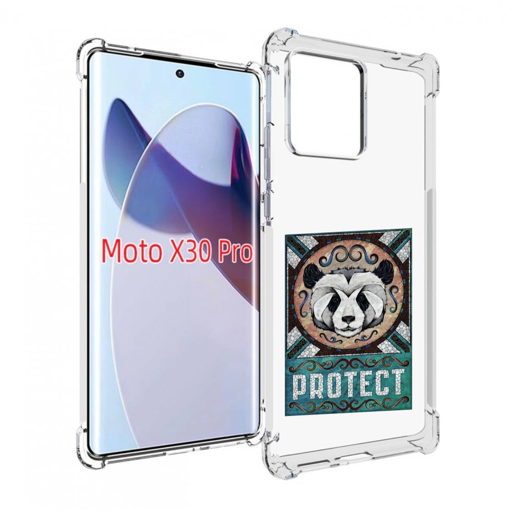 

Чехол MyPads защита панды для Motorola Moto X30 Pro, Прозрачный, Tocco