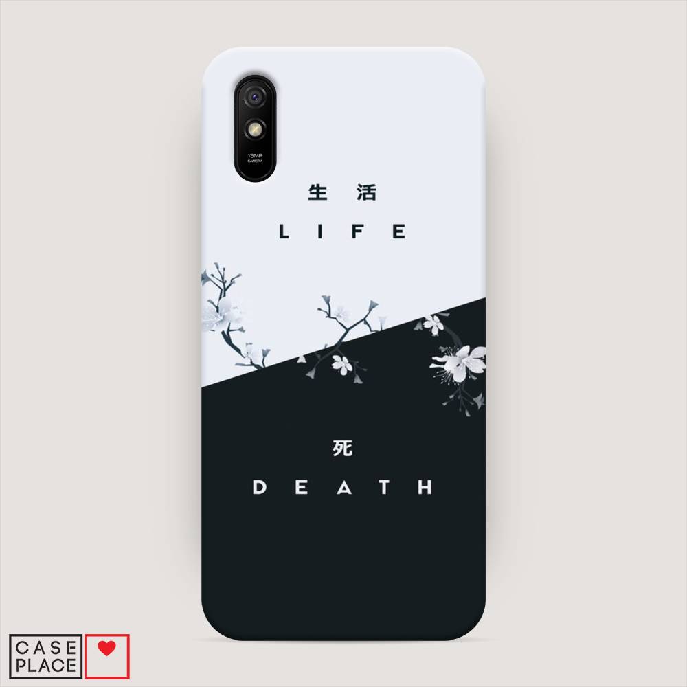 фото Пластиковый чехол "life and death" на xiaomi redmi 9a awog