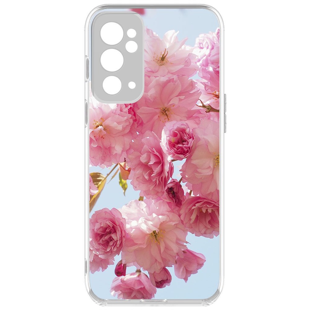 

Чехол-накладка Krutoff Clear Case Сакура для OnePlus 9RT, Прозрачный