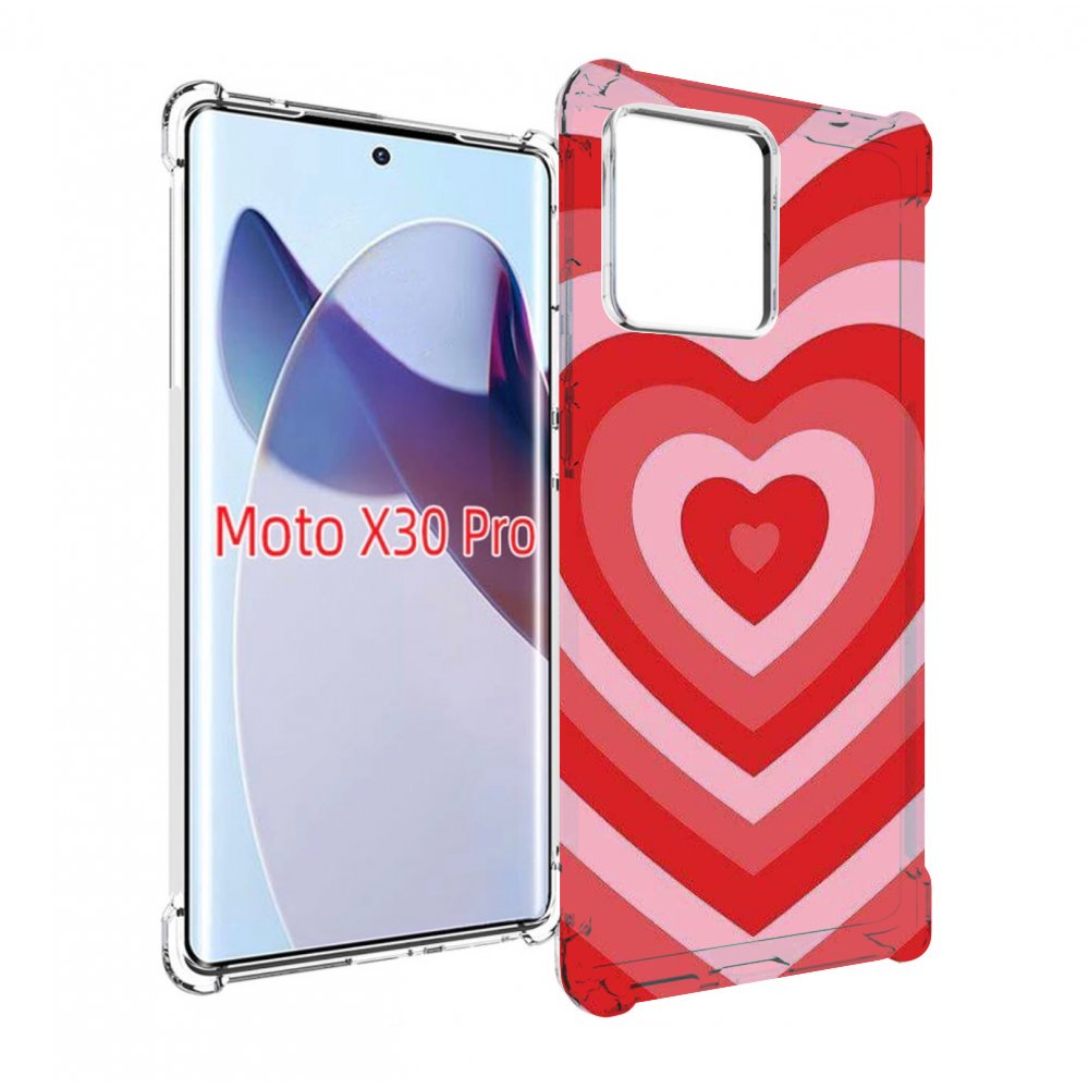 

Чехол MyPads завораживающее сердце женский для Motorola Moto X30 Pro, Прозрачный, Tocco
