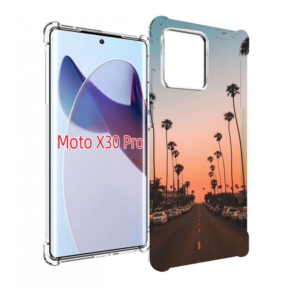 

Чехол MyPads дорога-с-закатом для Motorola Moto X30 Pro, Прозрачный, Tocco