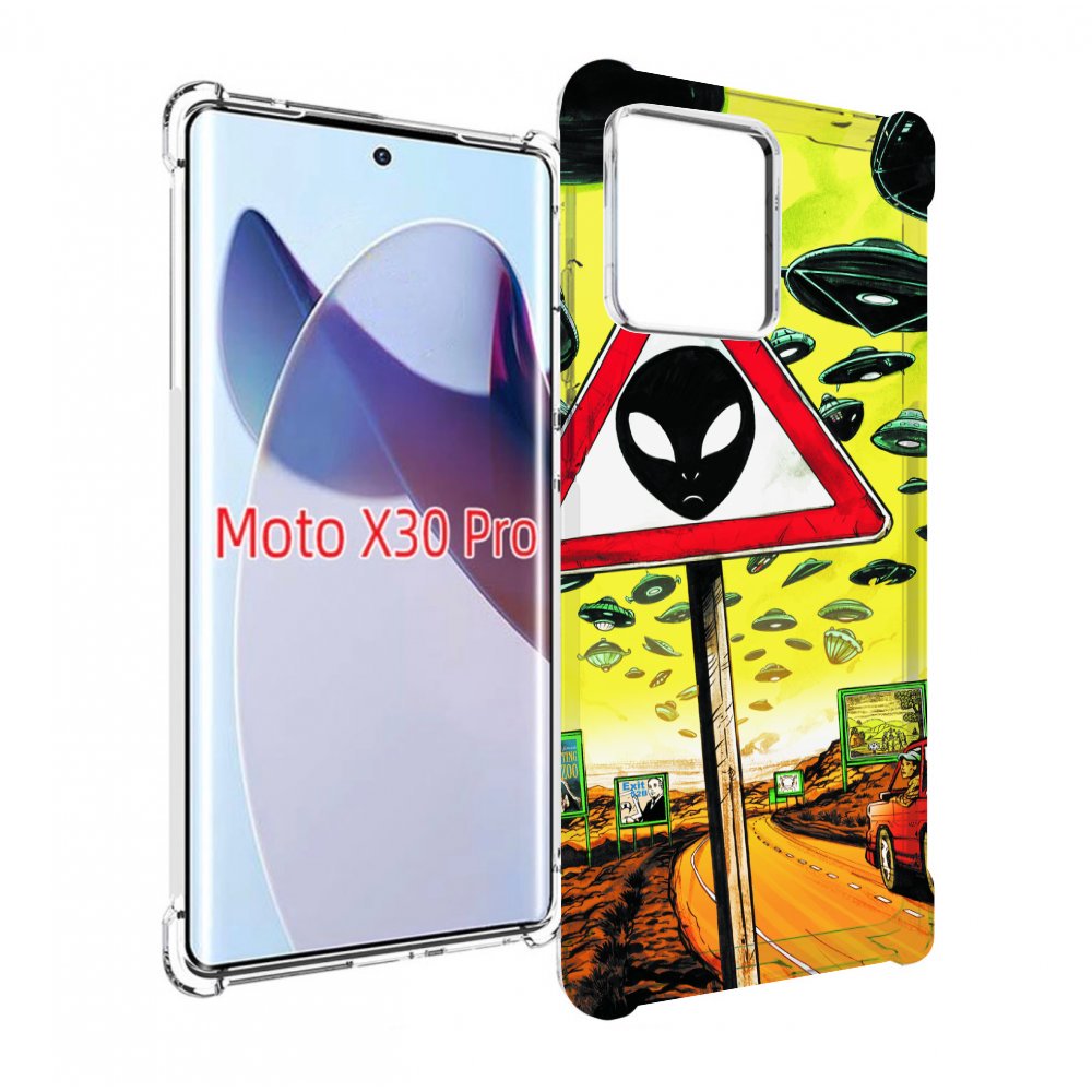 

Чехол MyPads дорога к инопланетянам для Motorola Moto X30 Pro, Прозрачный, Tocco