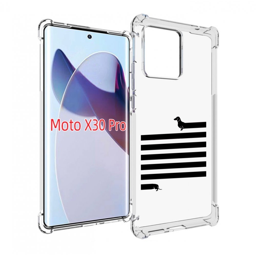 

Чехол MyPads длинная-такса для Motorola Moto X30 Pro, Прозрачный, Tocco