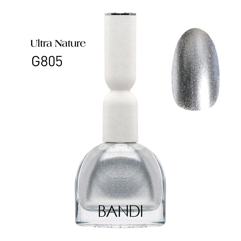 Лак для ногтей BANDI Ultra Nature, Silky Silver, G805s, 10 мл