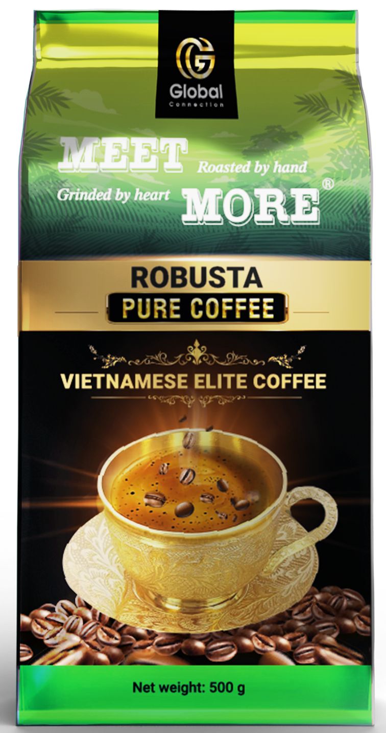 Кофе в зернах Meet More ROBUSTA PURE COFFE, 500 г