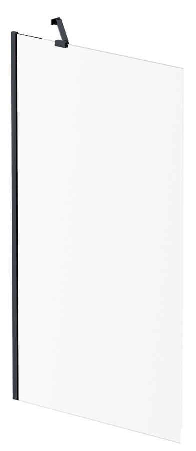 Шторка на ванну Am.Pm Gem 80x140 W90BS-080-140BT, стекло прозрачное, профиль черный