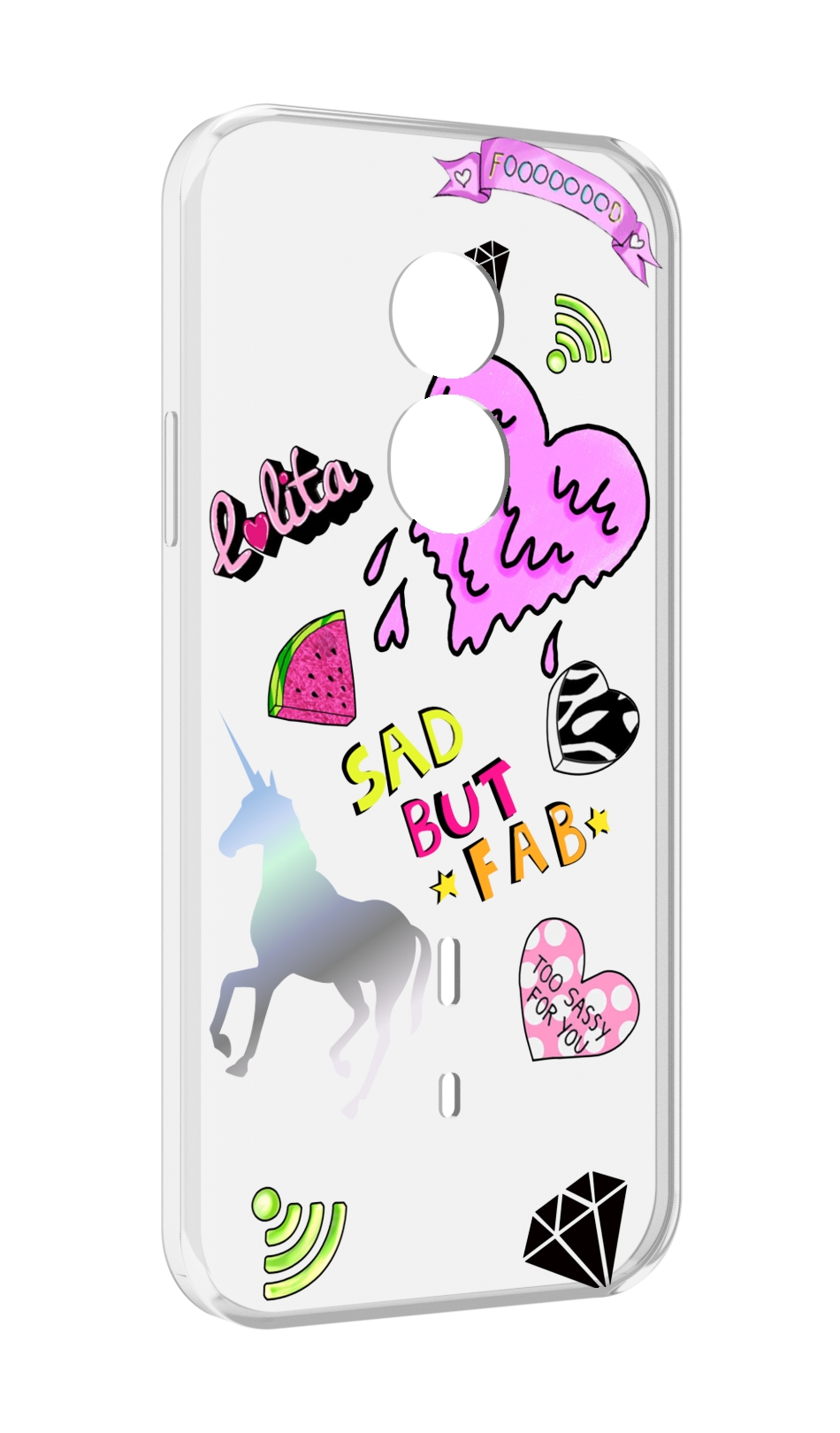 

Чехол MyPads красивые-смайлики для Doogee S51, Прозрачный, Tocco