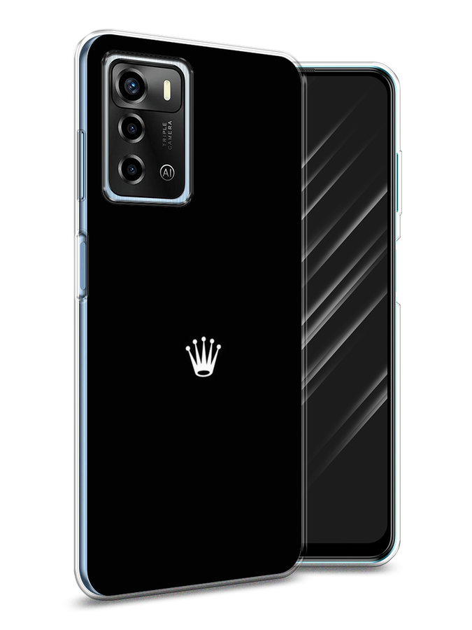

Чехол Awog на ZTE Blade V40 Vita / ЗТЕ Блэйд V40 Vita "Белая корона на черном фоне", Разноцветный, 135650-7