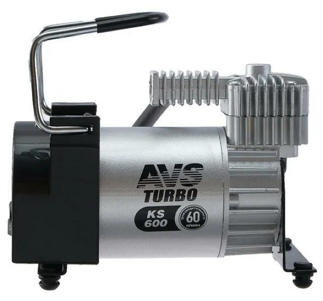 Компрессор AVS Turbo KS600 60 л/мин до 10 атм металлический Ст.