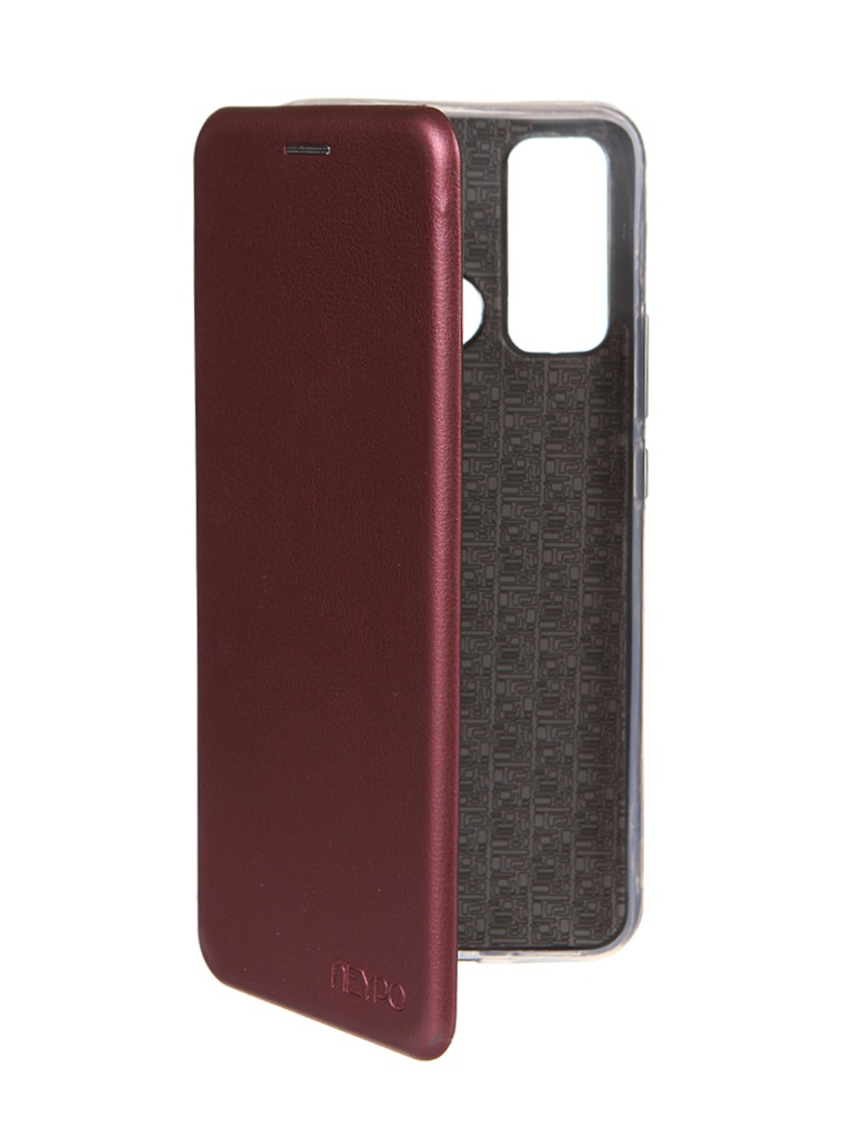 фото Чехол neypo для tecno pouvoir 4 premium bordo nsb22112