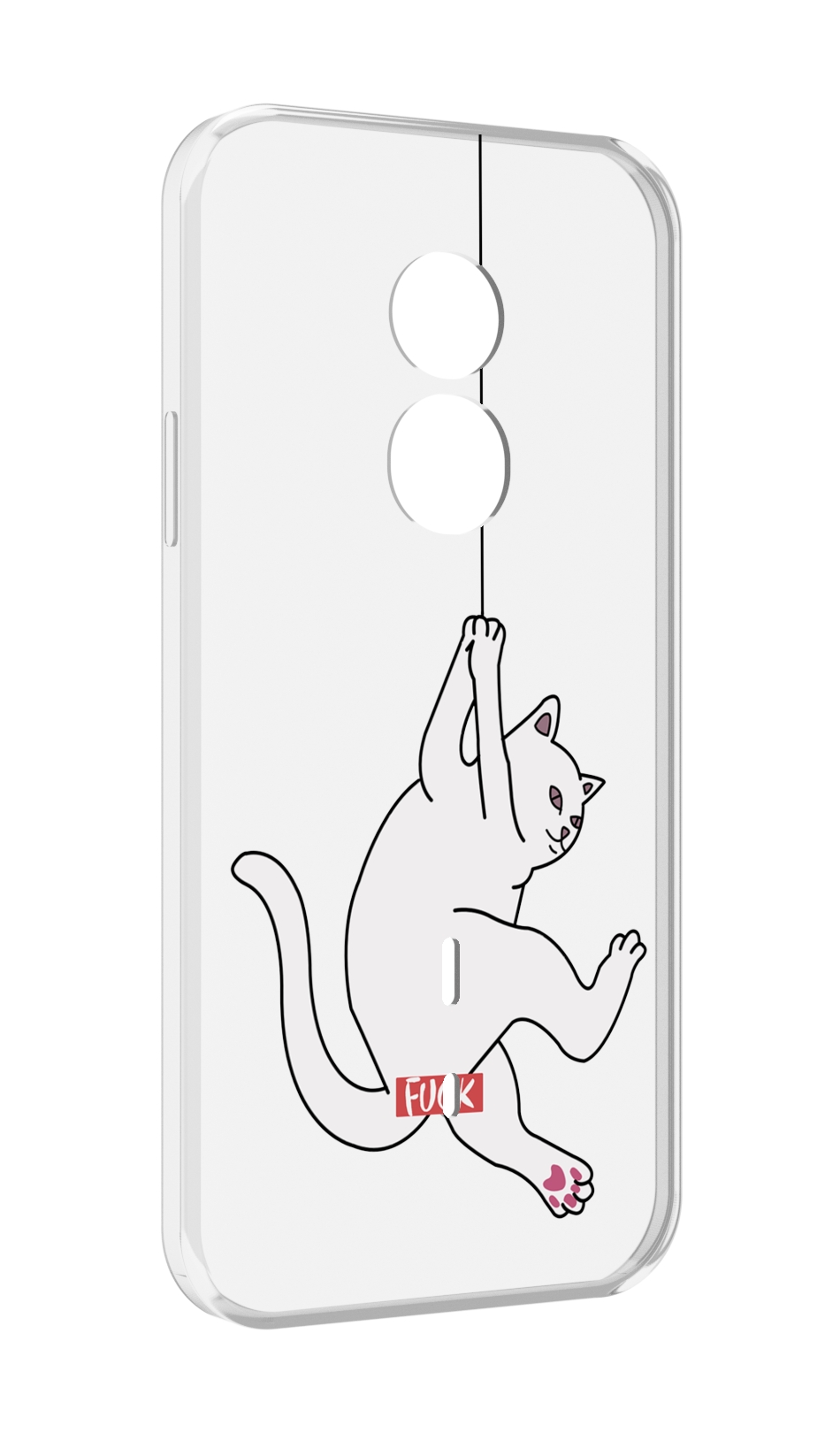 

Чехол MyPads котяра-на-веревке для Doogee S51, Прозрачный, Tocco