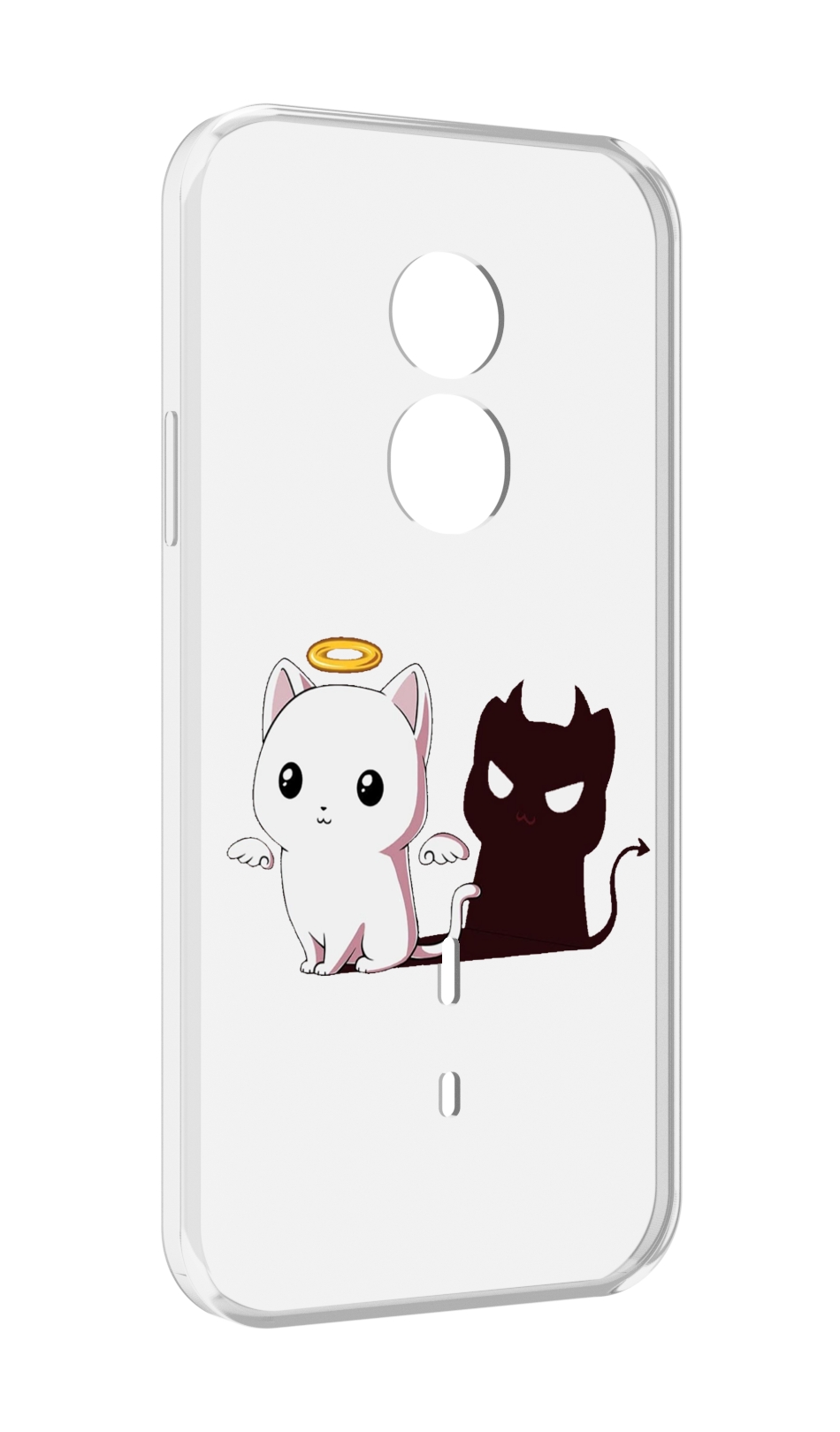 

Чехол MyPads котик-с-злой-тенью для Doogee S51, Прозрачный, Tocco