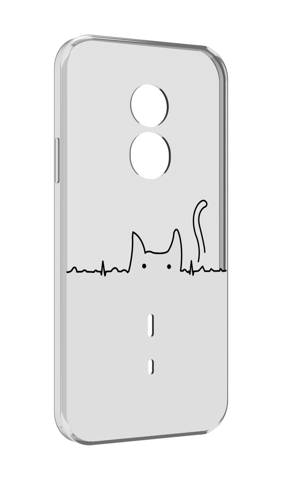 

Чехол MyPads кот-музыкальный для Doogee S51, Прозрачный, Tocco
