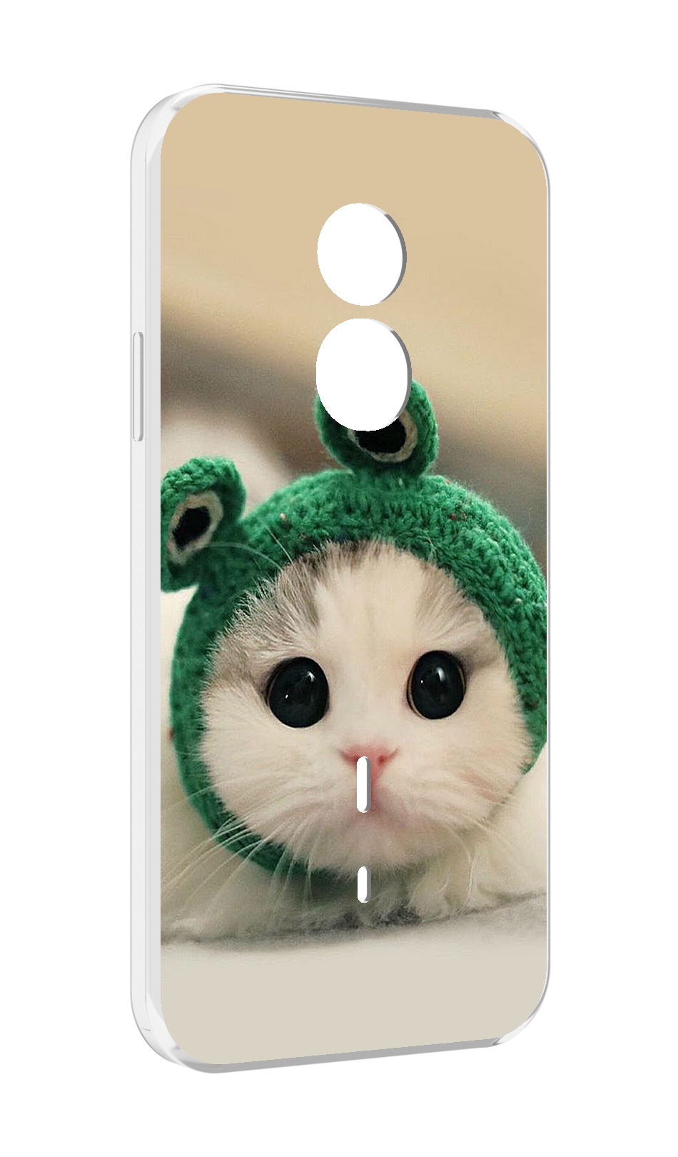 

Чехол MyPads кот-лягушка детский для Doogee S51, Прозрачный, Tocco