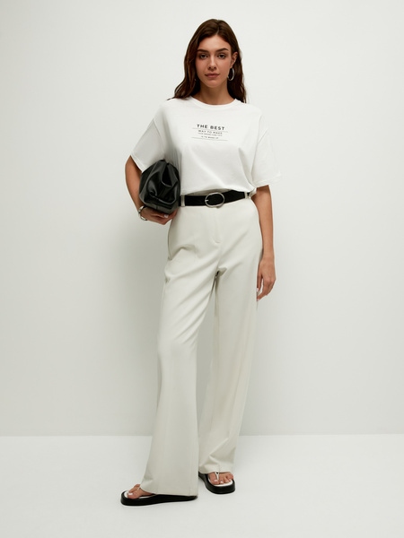 

Футболка женская ZARINA 2266537437 белая XS, 2266537437