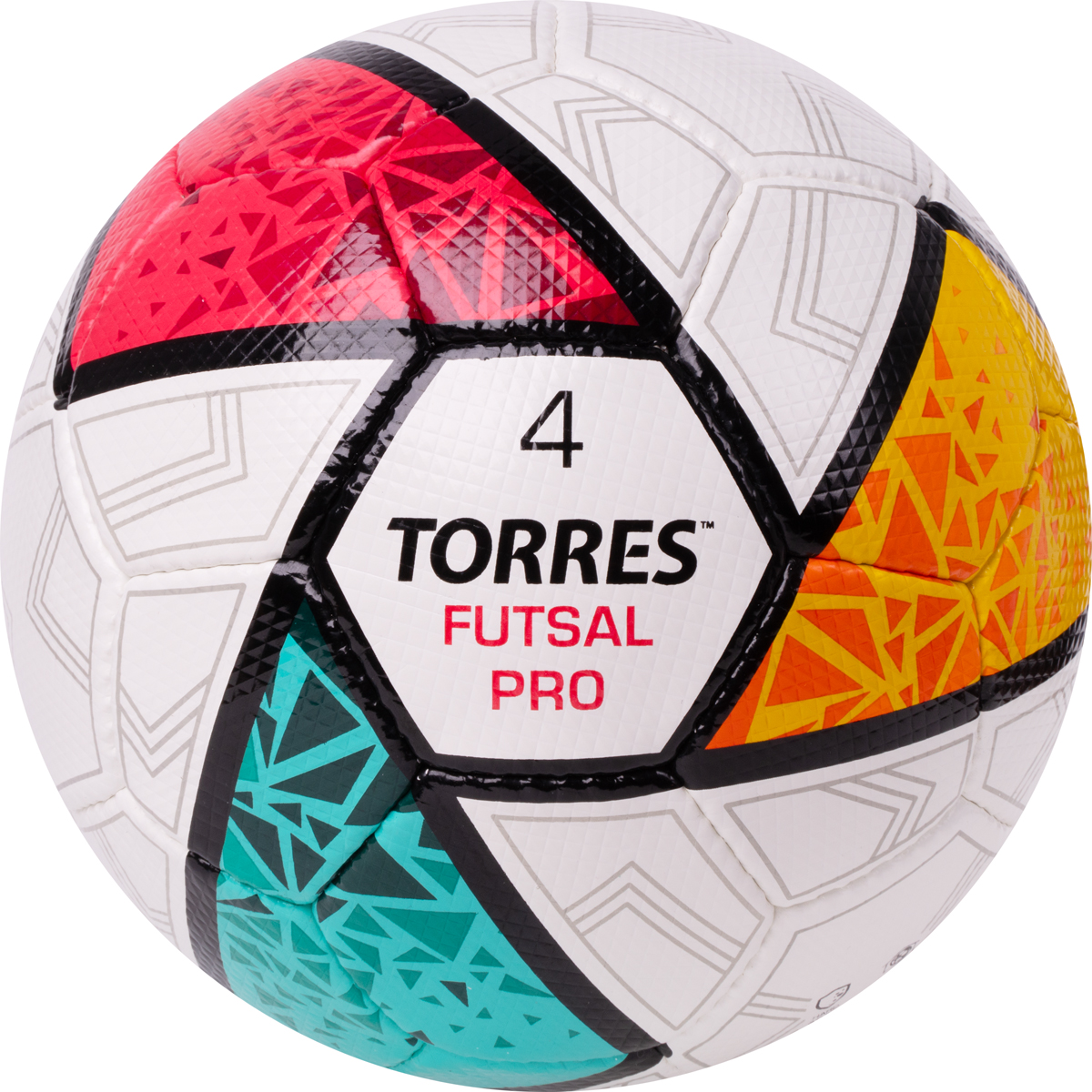 

Мяч футзальный TORRES Futsal Pro FS323794, размер 4, Белый;голубой;желтый;красный, Futsal Pro