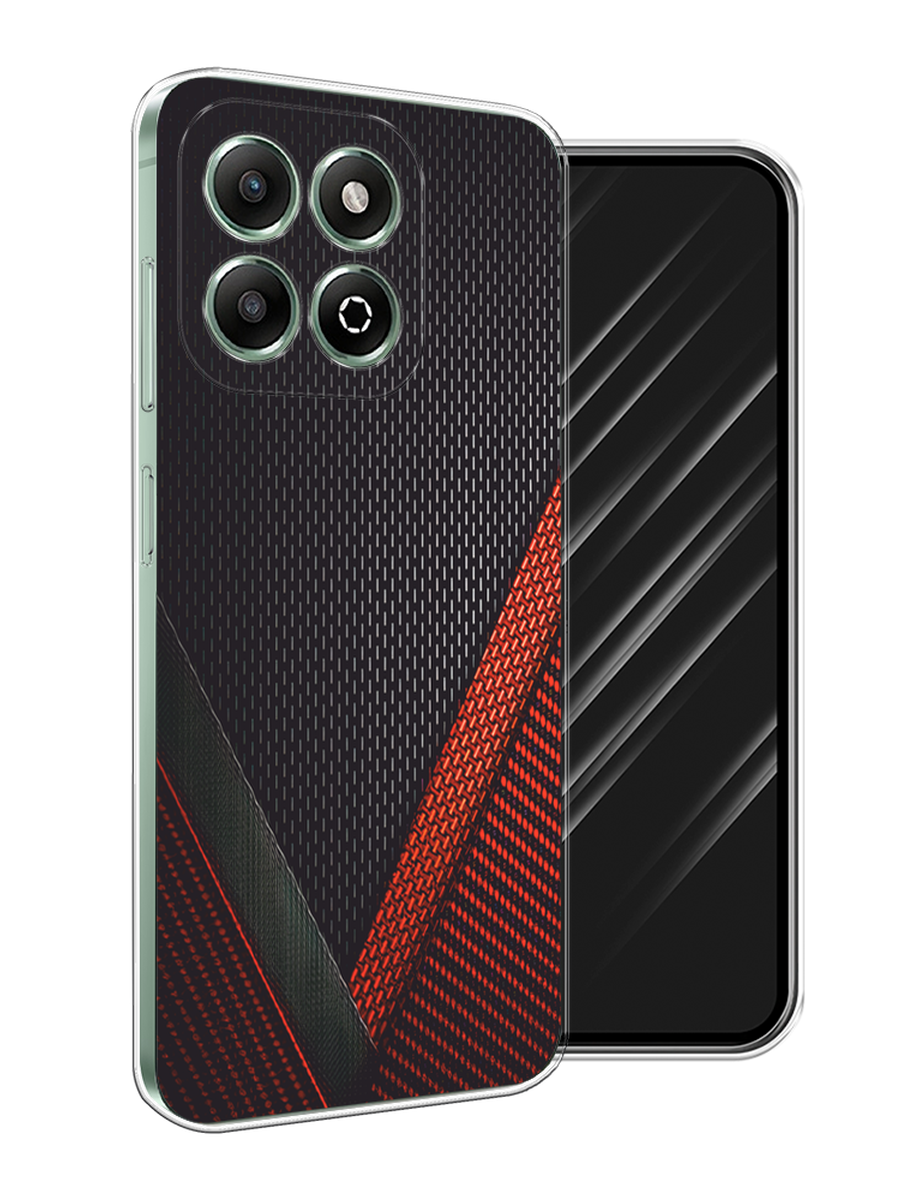 

Чехол Awog на Honor X6b "Красный карбон", Черный;красный, 6124950-1