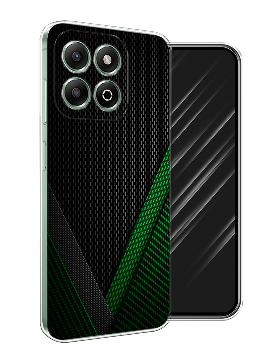 

Чехол Awog на Honor X6b "Зеленый карбон", Черный;зеленый, 6124950-1