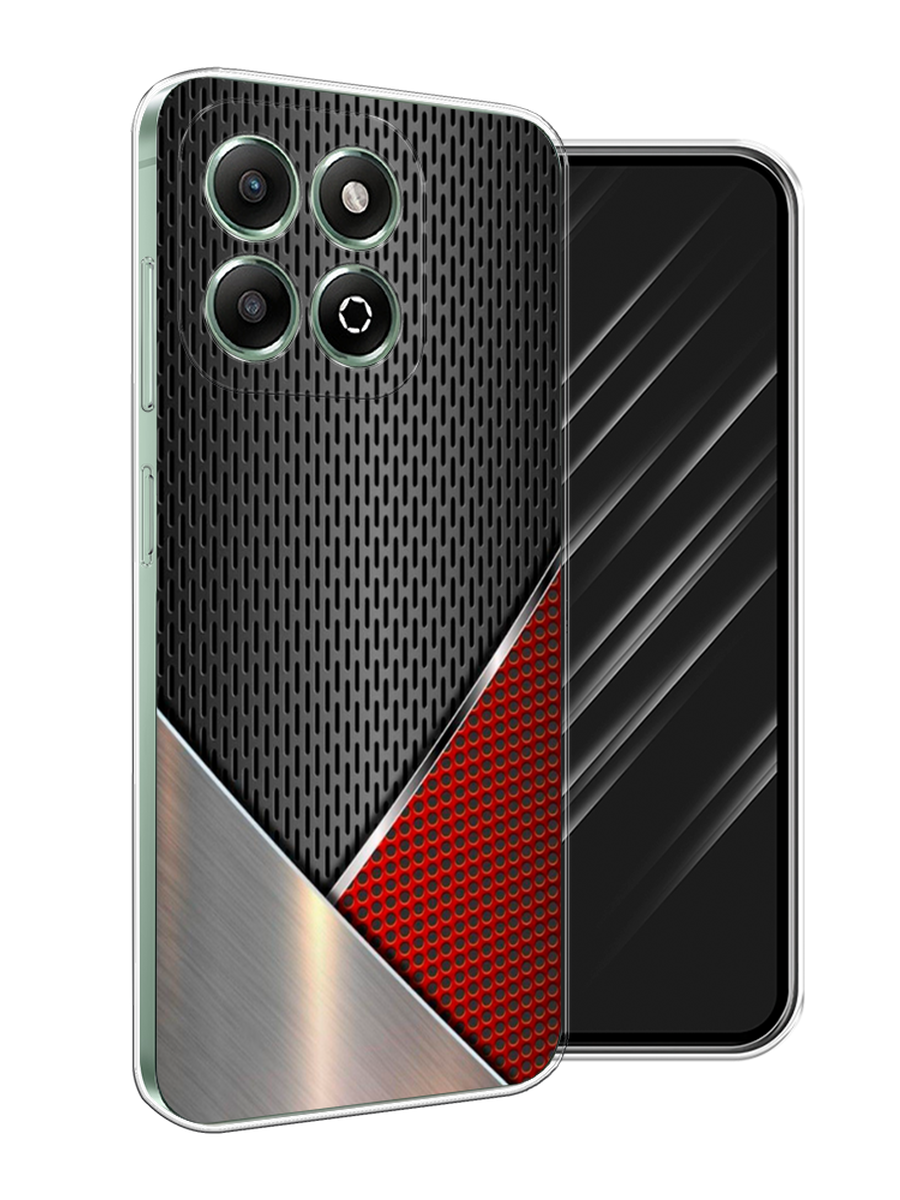 

Чехол Awog на Honor X6b "Стальной металл", Черный;красный;серебристый, 6124950-1