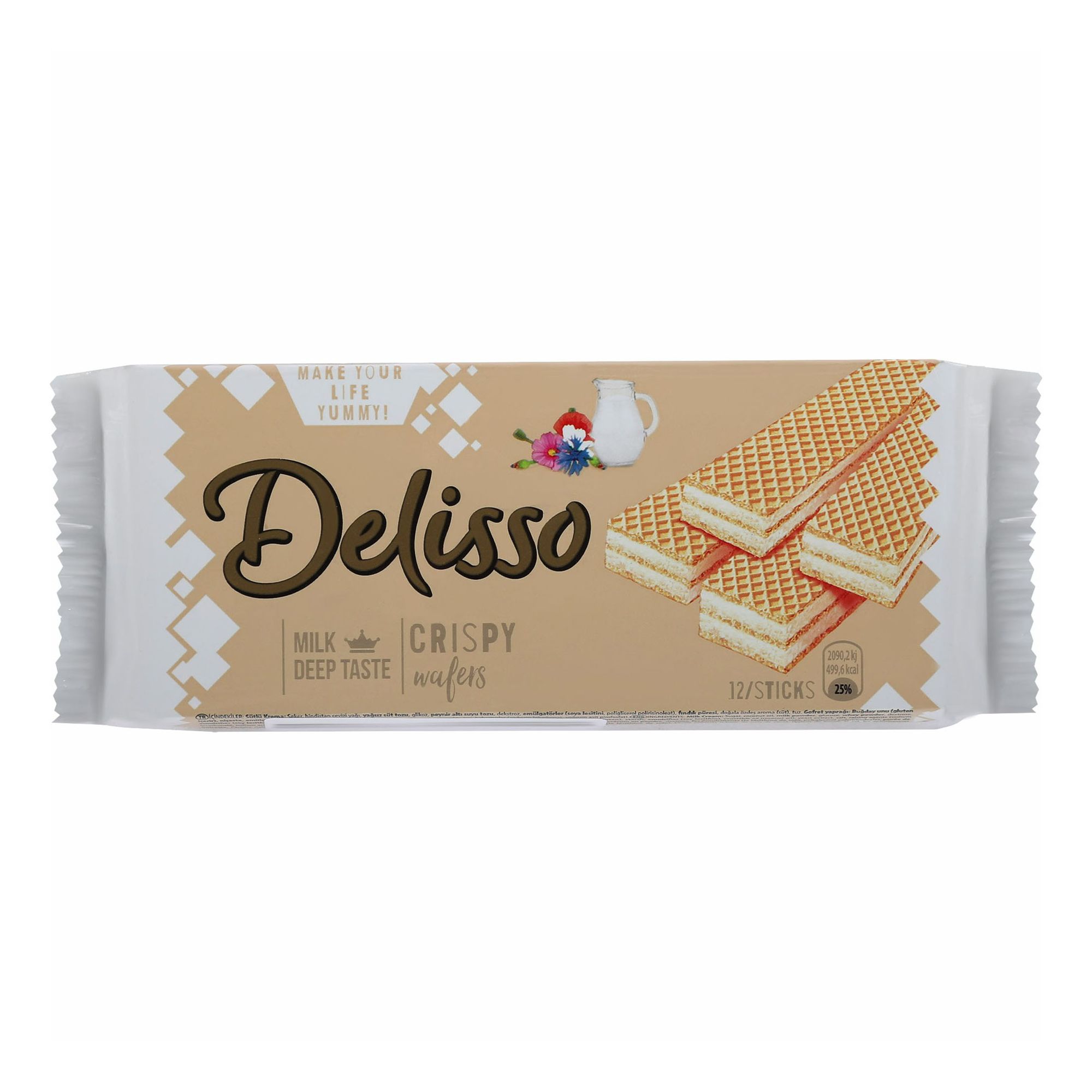 Вафли Toren Delisso Rich с молочным кремом 60 г