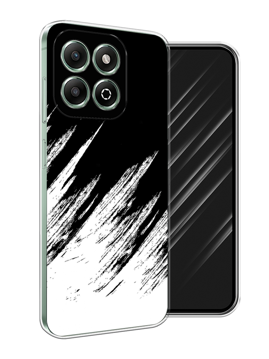 

Чехол Awog на Honor X6b "Черно белые брызги", Черный;белый;бежевый, 6124950-1