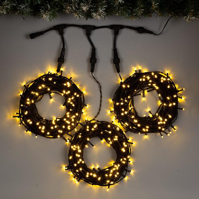 

Световая гирлянда новогодняя Luazon Lighting Клип-лайт 5167230 20 м белый теплый, Клип-лайт