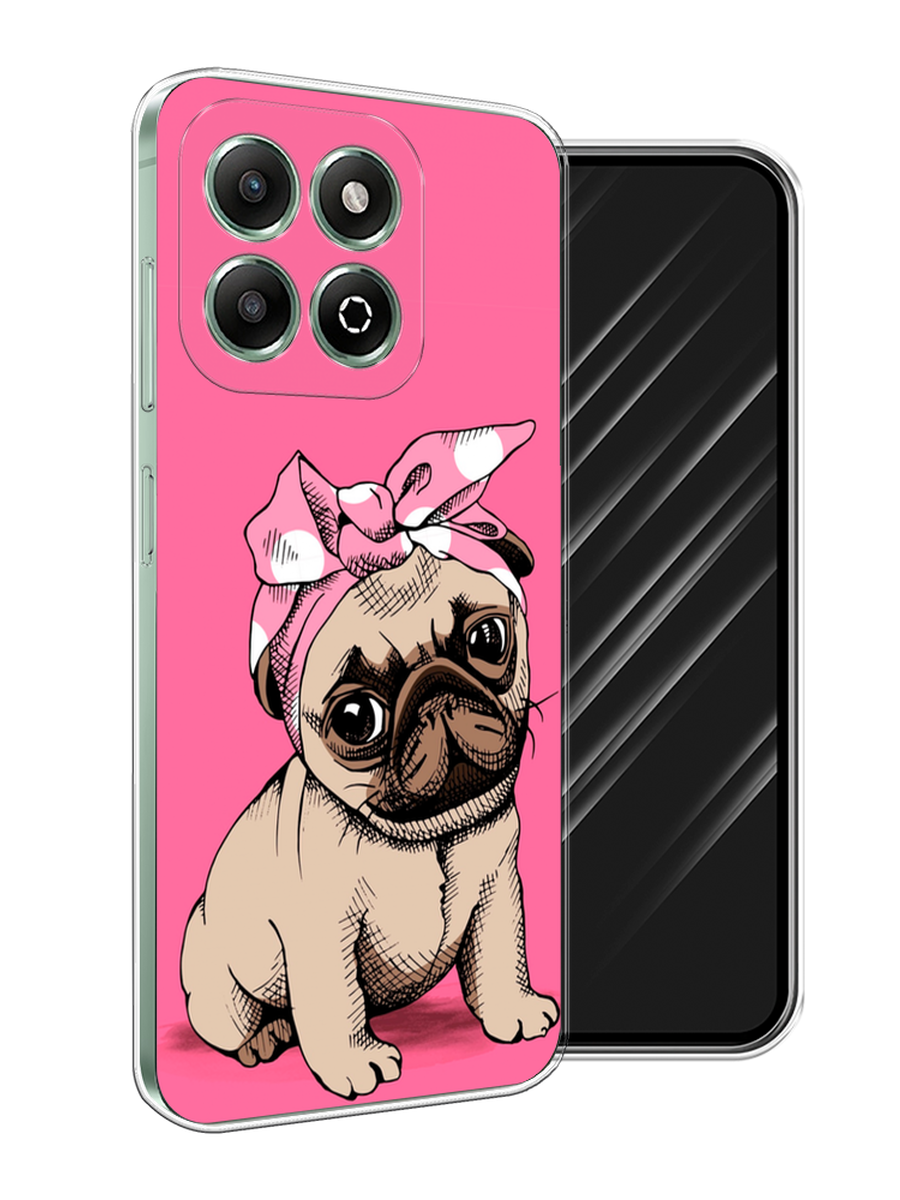 

Чехол Awog на Honor X6b "Dog Pin-Up", Розовый;бежевый, 6124950-1