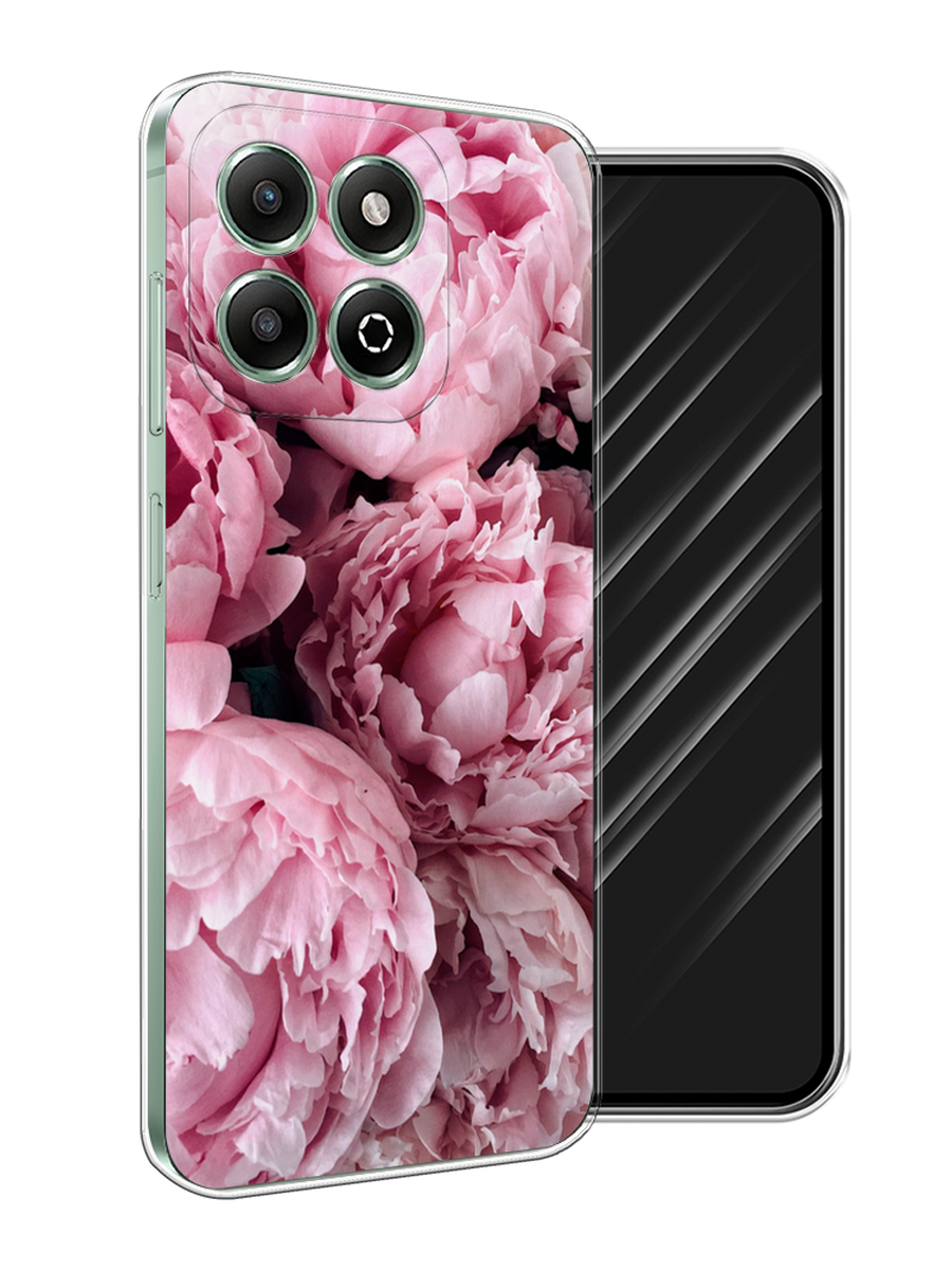 

Чехол Awog на Honor X6b "Нежные пионы", Розовый;черный;белый, 6124950-1