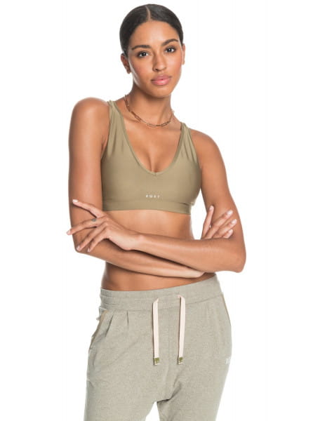 

Топ женский Roxy ERJKT03792 зеленый 34, ERJKT03792