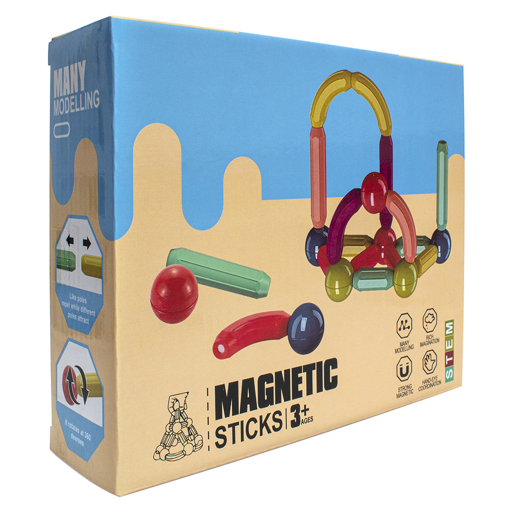 Конструктор магнитный Maya Toys, 50 деталей, 35898-2