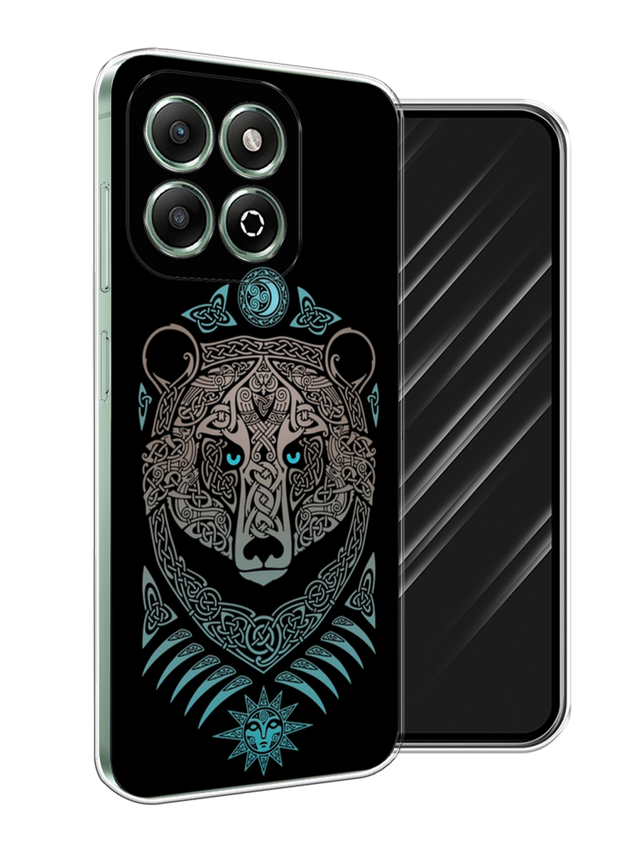 

Чехол Awog на Honor X6b "Кельтский медведь", Черный;серый, 6124950-1