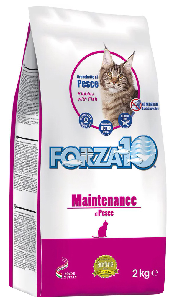 Сухой корм для кошек Forza10 с рыбой 6 шт по 2 кг