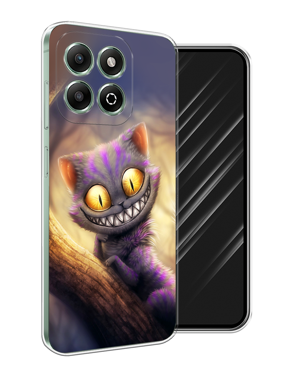 

Чехол Awog на Honor X6b "Cheshire Cat", Фиолетовый;желтый, 6124950-1