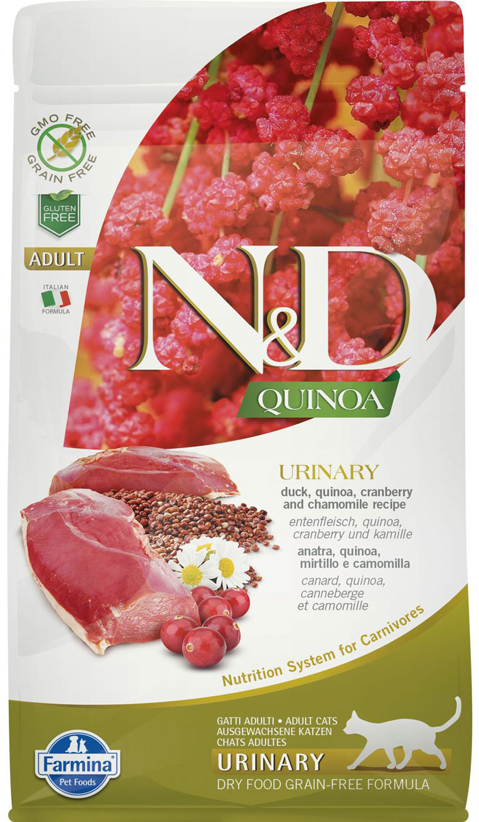 

Сухой корм для кошек Farmina Cat N&d Grain Free утка и киноа, 2 шт по 0,3 кг