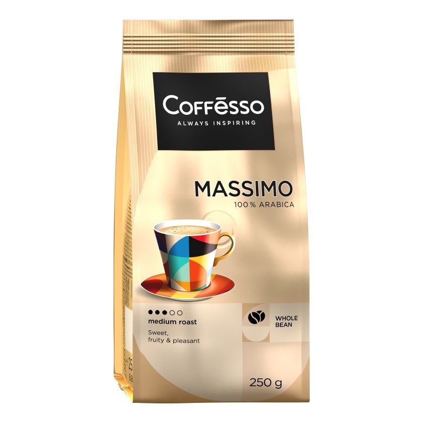 Кофе Coffesso Massimo арабика в зернах 250 г