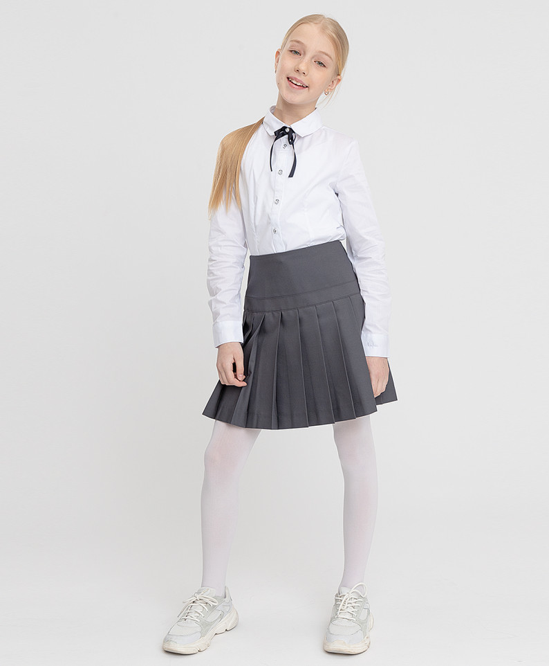 

Юбка серая Button Blue 164, 221BBGS6101