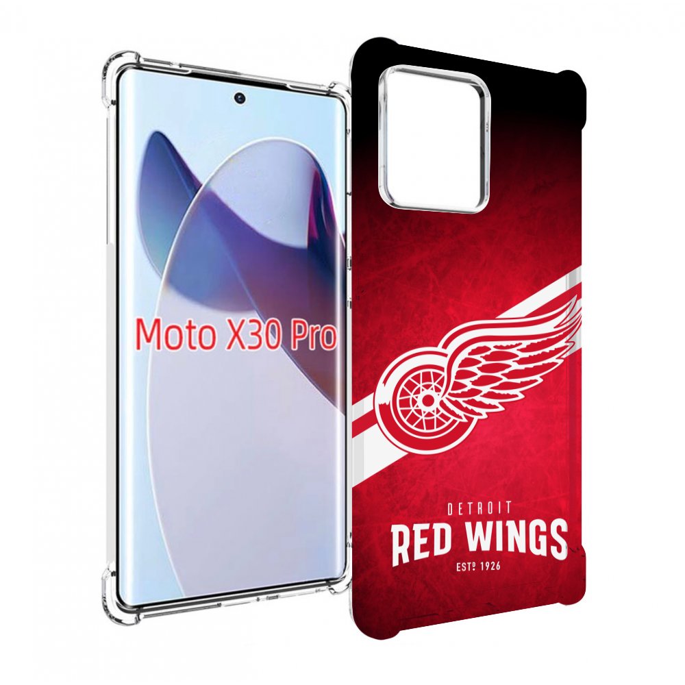 

Чехол MyPads детриот ред вингс мужской для Motorola Moto X30 Pro, Прозрачный, Tocco
